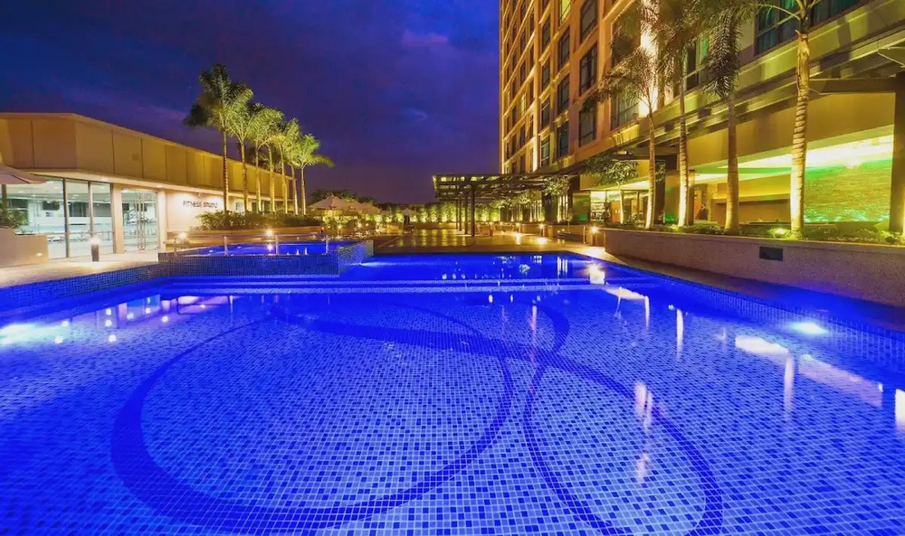 The Light Hotel Penang Seberang Jaya rooftop pool skyline