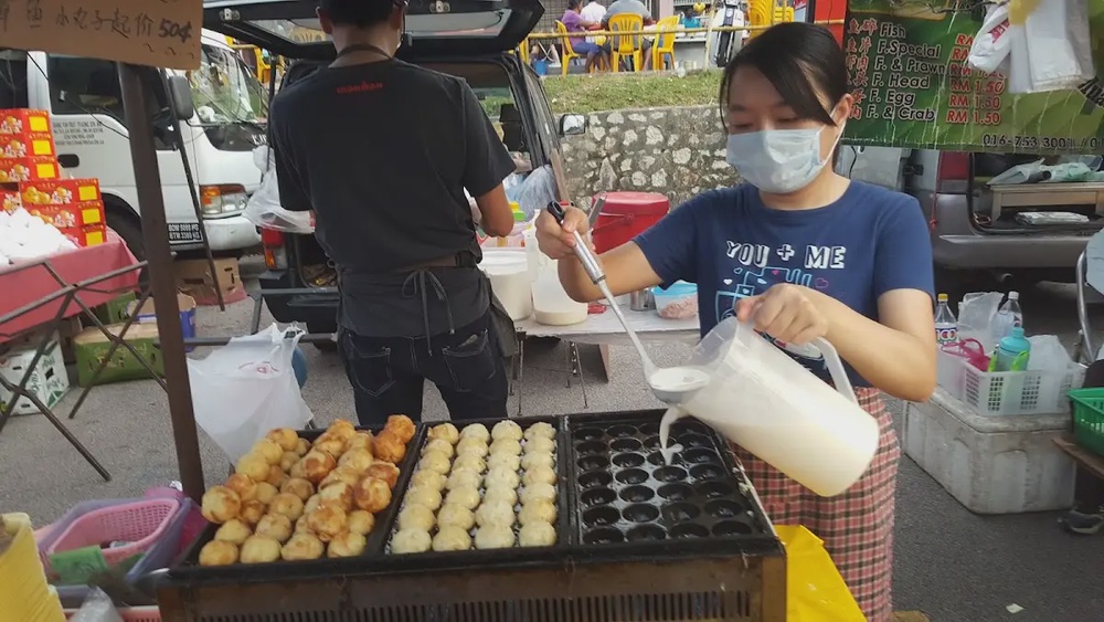 Taman Skudai Baru night market Jalan Hang Tuah Skudai Johor Bahru