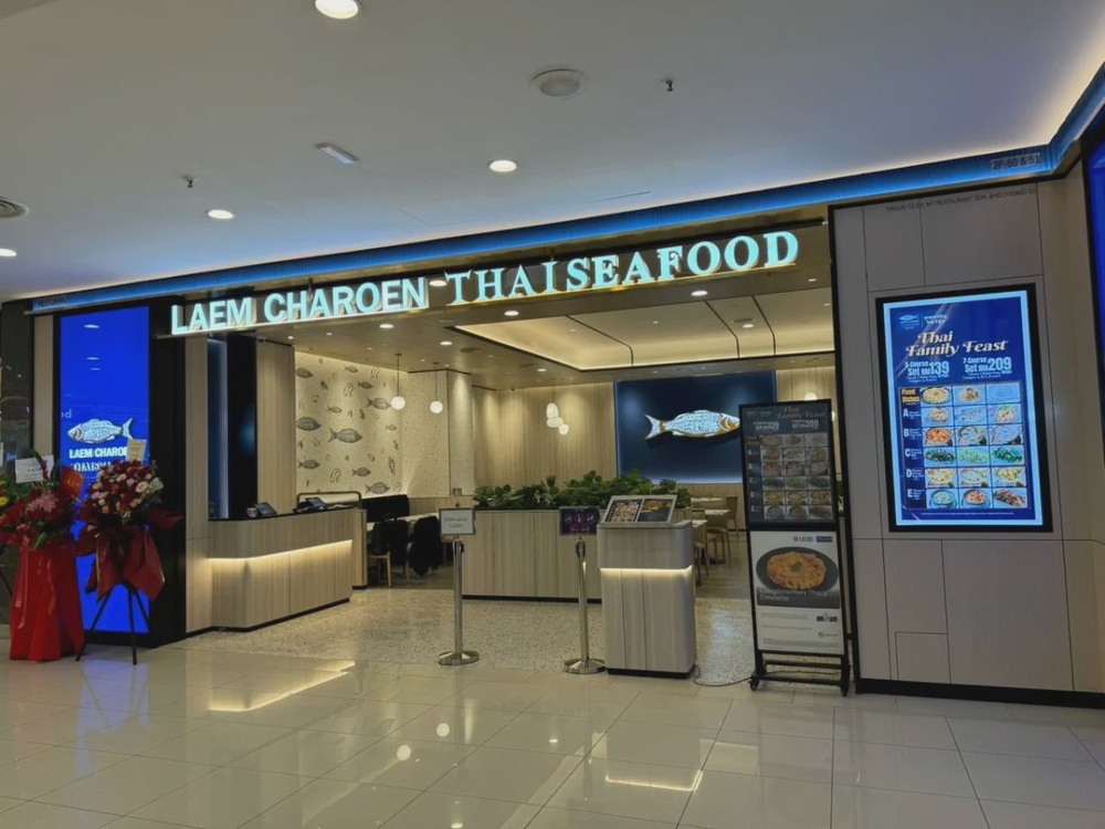 Laem Charoen Thai Seafood Queensbay Mall Penang tom yum goong