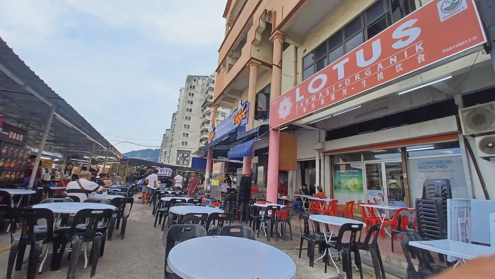 One Six Eight Eight Kafe Air Itam Penang coffee shop hawker stalls