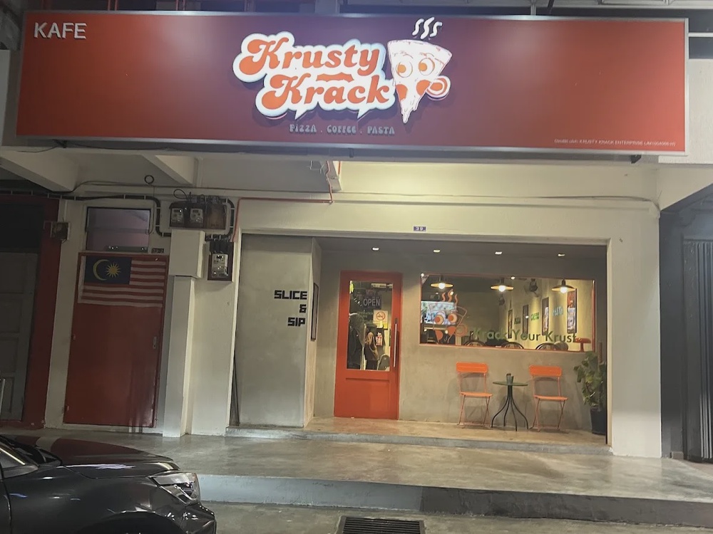 Krusty Krack Pizza Melaka artisan handmade pizza cafe