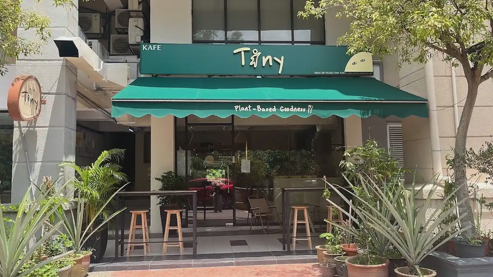 Tiny Food Cafe plant-based vegan Plaza Damas Sri Hartamas Kuala Lumpur