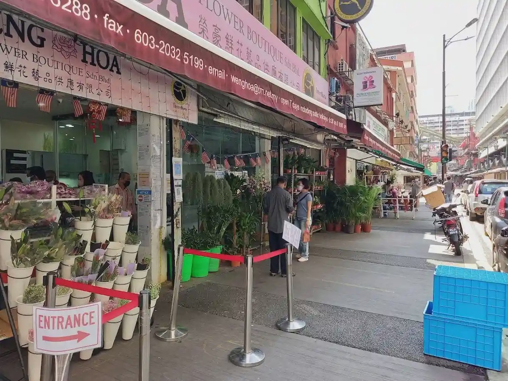 Weng Hoa Flower Boutique city centre Kuala Lumpur fresh bouquet