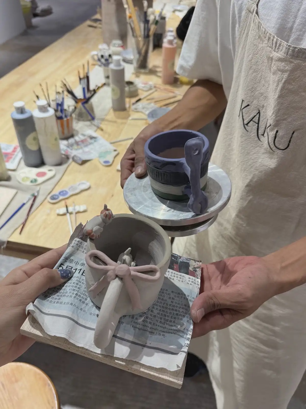 Kaku Pottery Studio Kota Kemuning Shah Alam pottery class Selangor