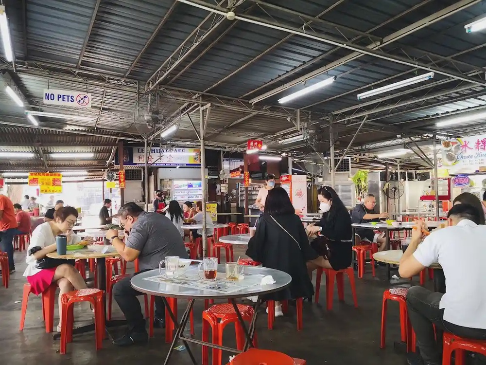 Lee Huat Cafe Green Lane Penang traditional coffee shop lor mee
