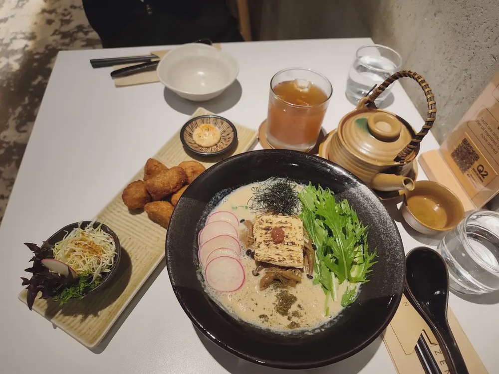 Towzen vegan ramen restaurant Bukit Damansara Menara Milenium Kuala Lumpur