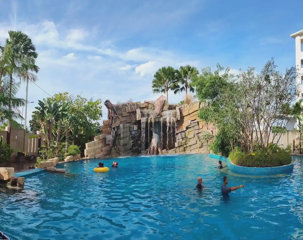 Grand Orient Hotel Perai Penang water park slides pool