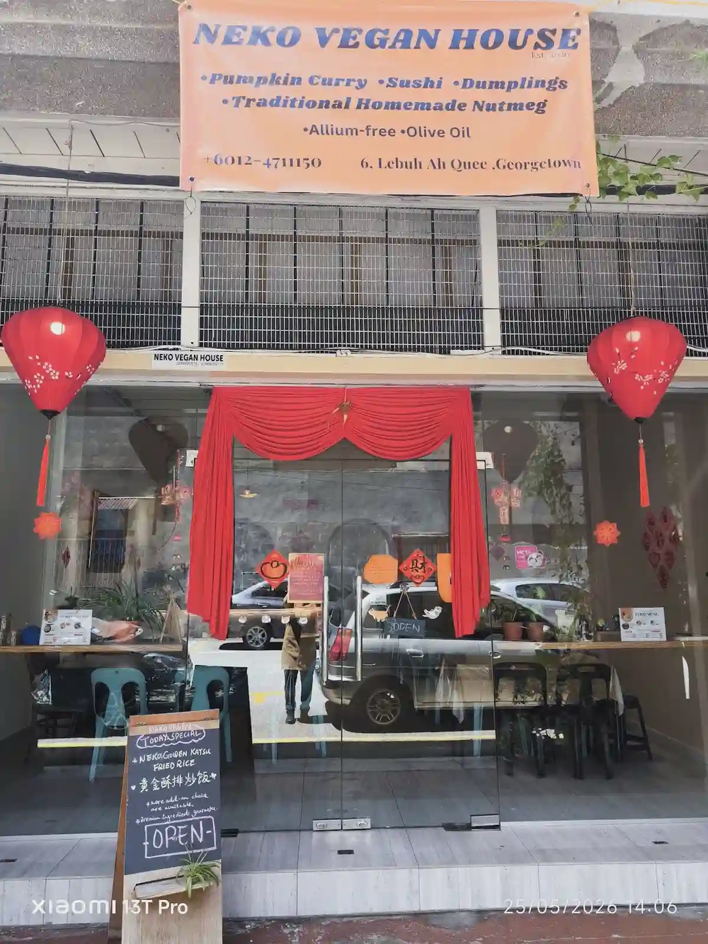 Neko Vegan House George Town Penang fusion vegan cafe