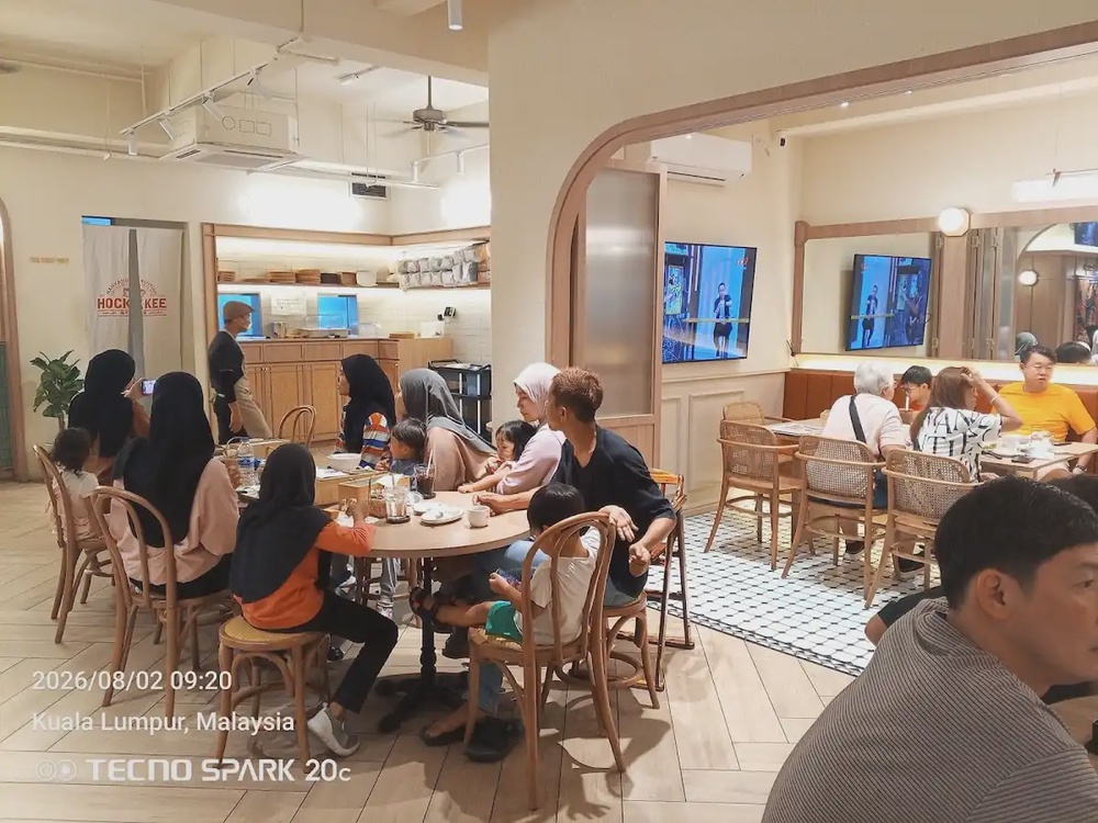 Hock Kee Kopitiam Bukit Bintang Kuala Lumpur nanyang coffee toast