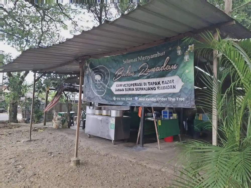 Nasi Kandar Under the Tree Taman Suria Johor Bahru old school mamak stall