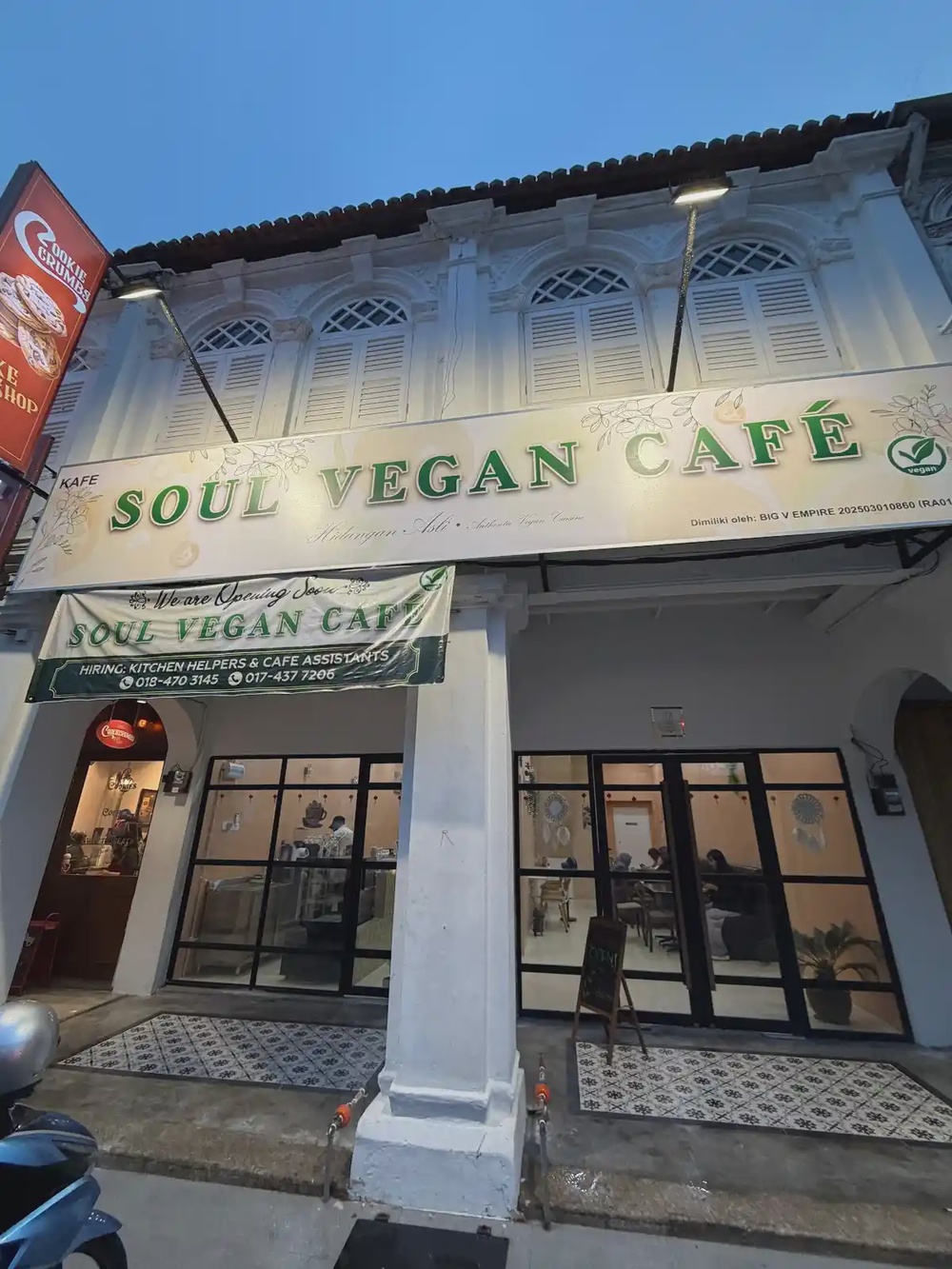 Soul Vegan Cafe Chulia Street George Town Penang plant-based