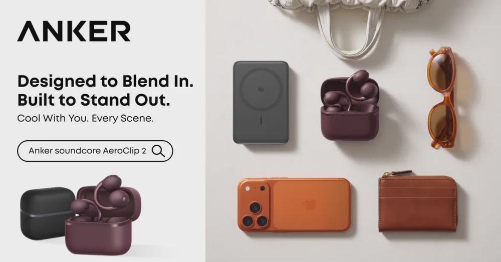 Anker's clear-call open-ear earbuds soundcore AeroClip 2 is landing in Malaysia later this month 26