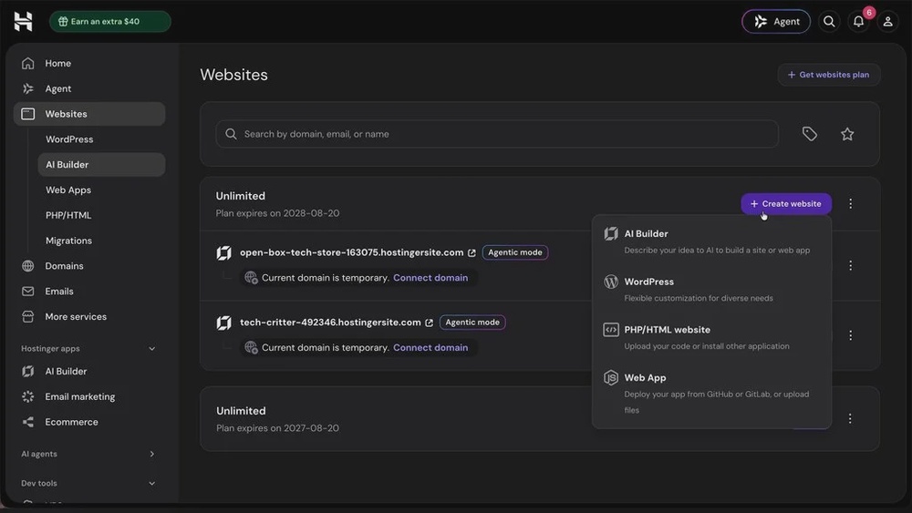 Hostinger's AI Builder is literally magic 11