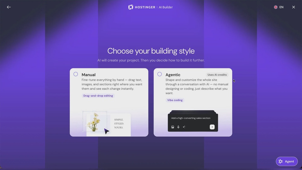 Hostinger's AI Builder is literally magic 12