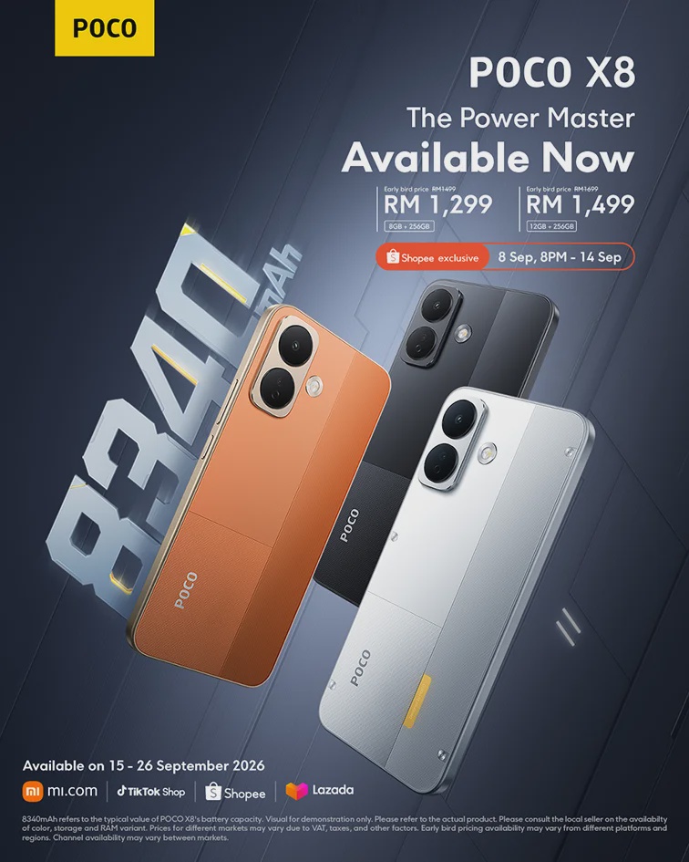 POCO F9 Series and X8 smartphones launched 4