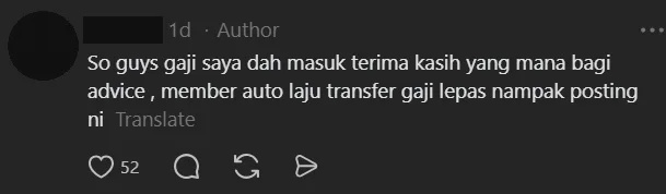 comment