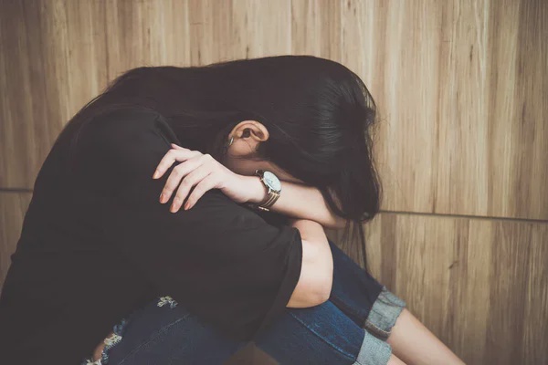 woman sad