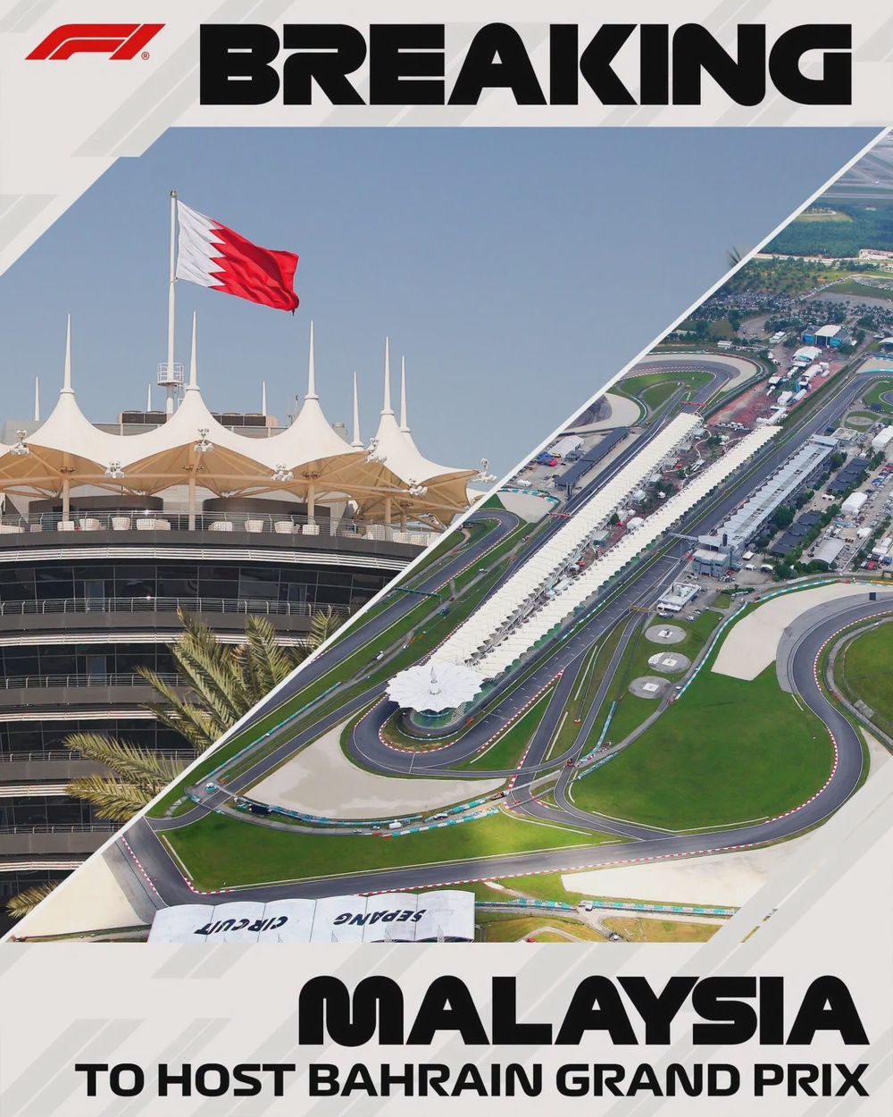 Malaysia hosting F1 Bahrain GP