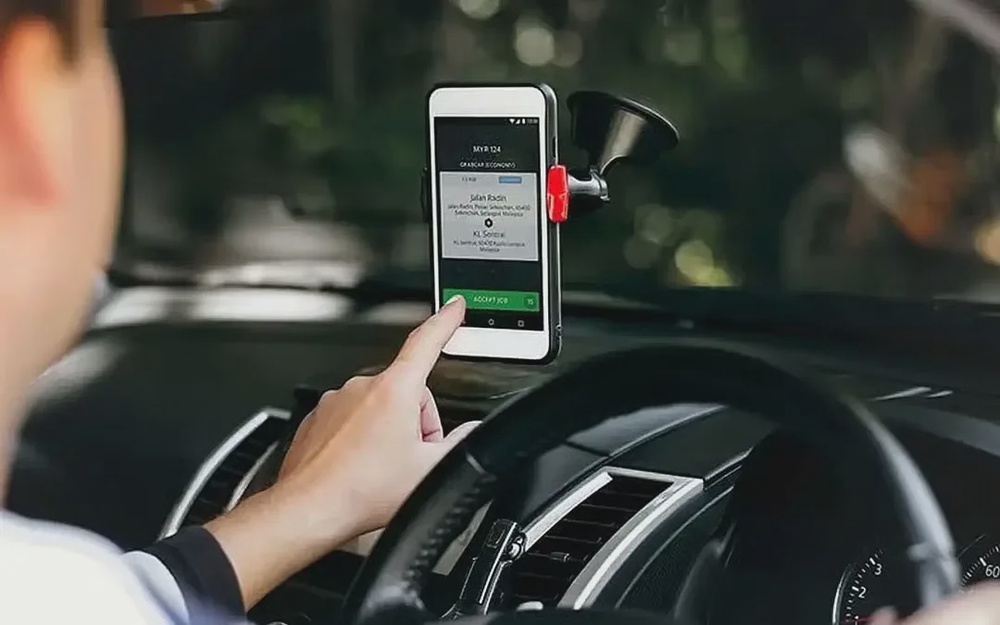 e hailing driver car gps