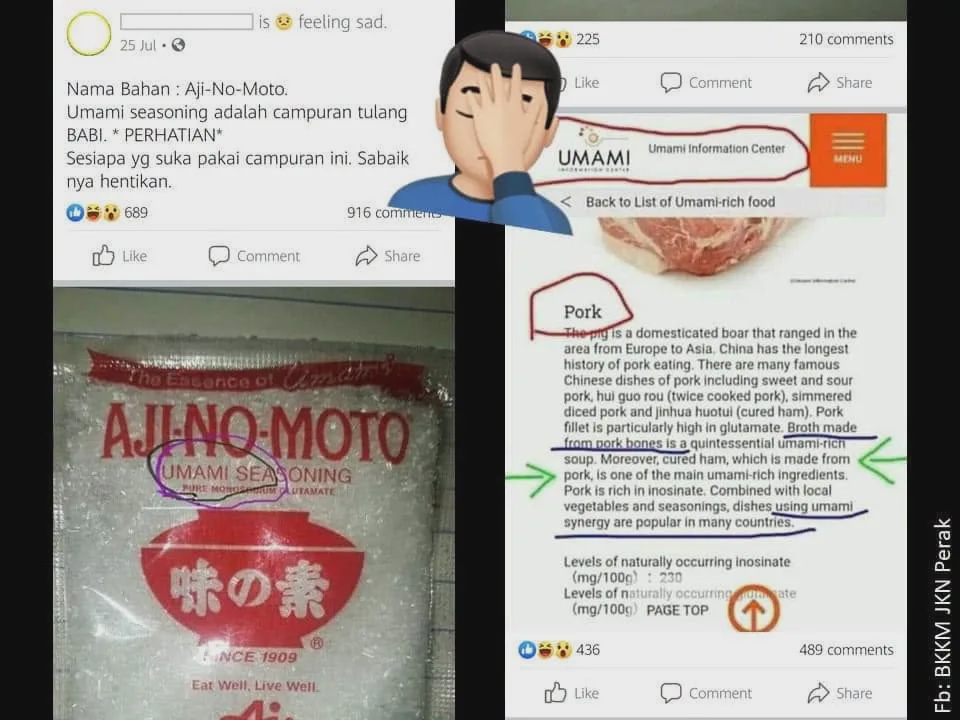 网民质疑味精含有猪肉成分呼吁民众别吃卫生及食品安全局澄清