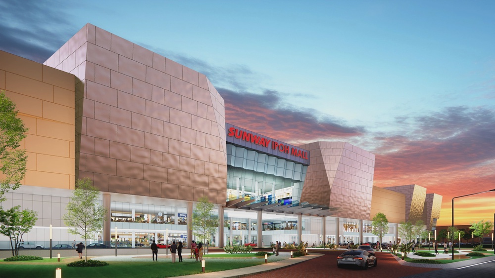 Artists Impression of Sunway Ipoh Mall at dawn 1
