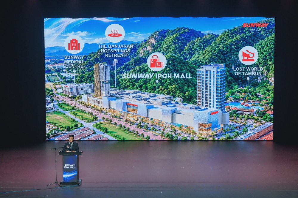 Sunway Ipoh Mall will anchor the next growth phase of Sunway City Ipoh as shared by Chai Wen Yew CEO of Sunway Malls Northern Region 1