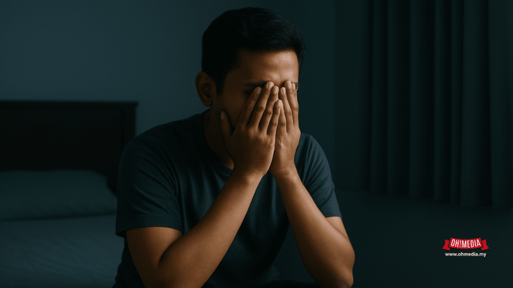 Lelaki tutup muka, hutang banyak