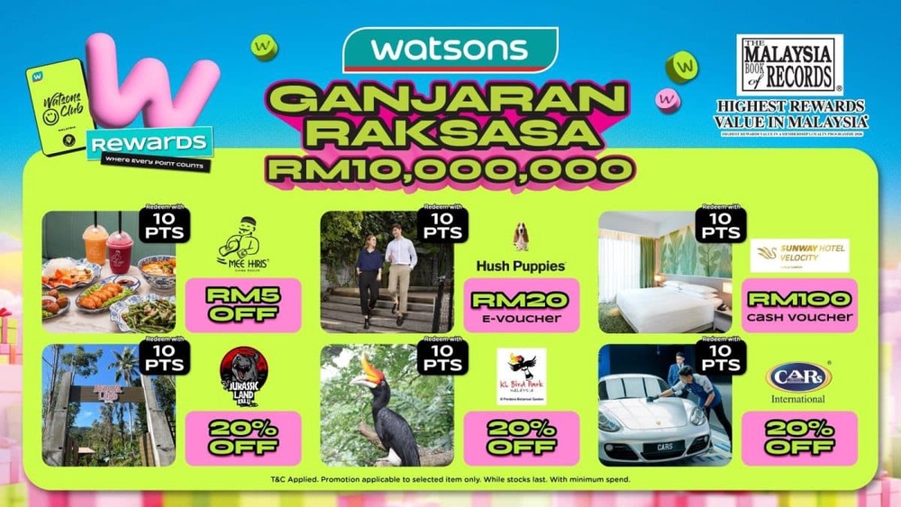 ganjaran raksasa watsons