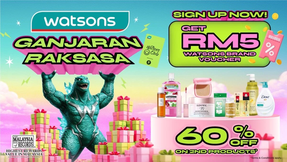 watsons ganjaran raksasa