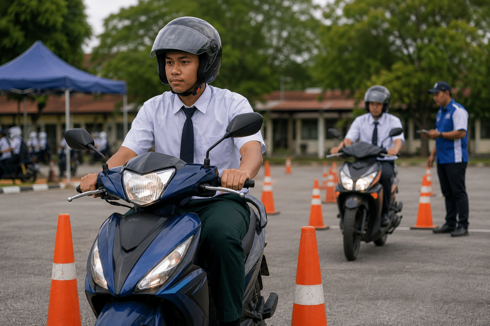 Image from: 60,000 Pelajar Sekolah B40 Bakal Dapat Lesen Motosikal Percuma
