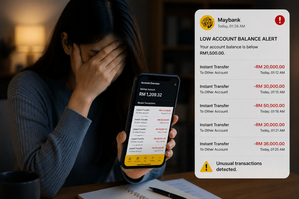 Image from: Maybank Diarah Bayar RM166,000 Selepas Gagal Kesan Transaksi Mencurigakan