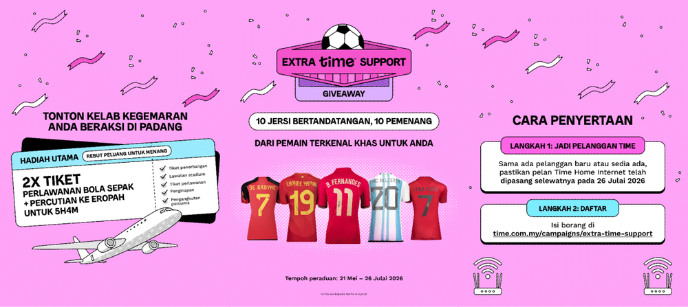 Image from: Bahang Musim Bola Kian Terasa, Tapi Masih Ramai Belum Bersedia! Ini Tips Elak ‘Lag’ Ketika Tontonan Langsung