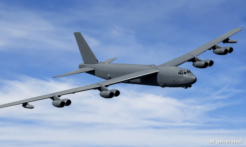 Image from: Pesawat Pengebom B-52 Amerika Syarikat Terhempas Selepas Berlepas