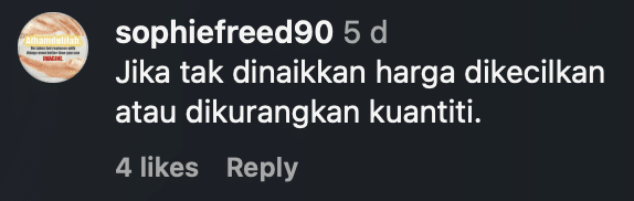 Image from: Bila KJ Persoal  Harga Snek Kat Rak Kedai, Terus Call CEO Mamee!