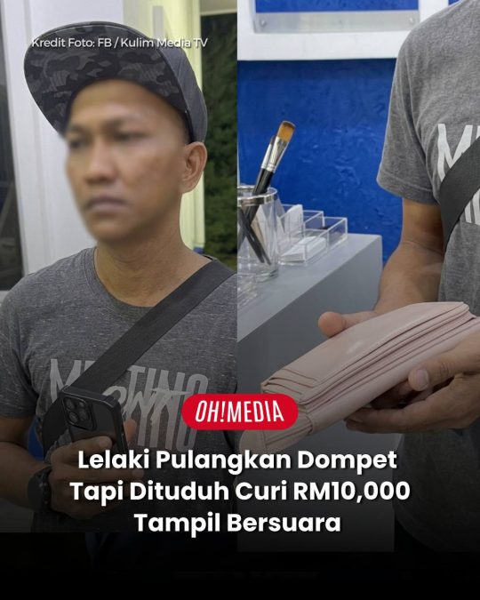 Image from: Penghantar Barang Ditahan Polis Selepas Serah Dompet Hilang