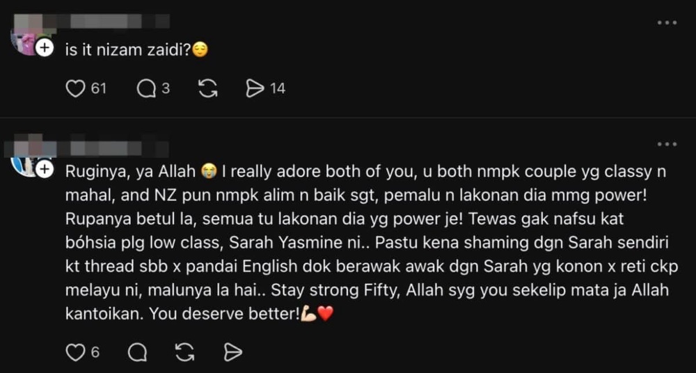 Image from: Netizen Terkejut Baca Pendedahan Fify Azmi, Kekasih Didakwa Ajak Wanita Datang Ke Rumah