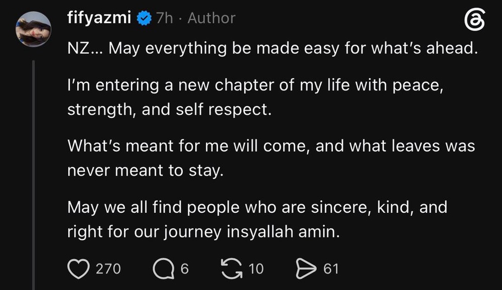 Image from: Netizen Terkejut Baca Pendedahan Fify Azmi, Kekasih Didakwa Ajak Wanita Datang Ke Rumah
