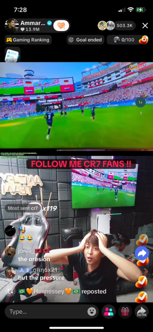 Image from: Influencer ‘French Fries’ Didakwa Live Piala Dunia Di TikTok