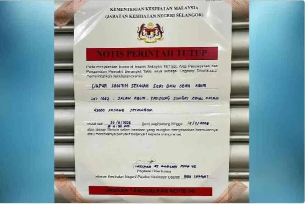 Image from: Kantin Sekolah Sungai Ramal Ditutup Lepas Murid Muntah-Muntah