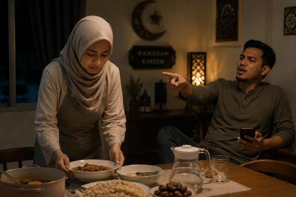 Image from: Ustazah Simpan Lebihan Duit Gaji Dalam Emas Kena Pukul Suami