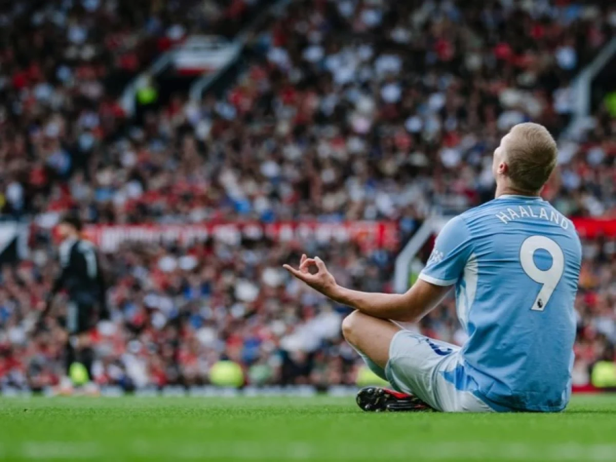 Image from: Gol Haaland Cetus Kontroversi, Pro Ref Minta Maaf Kepada Manchester United