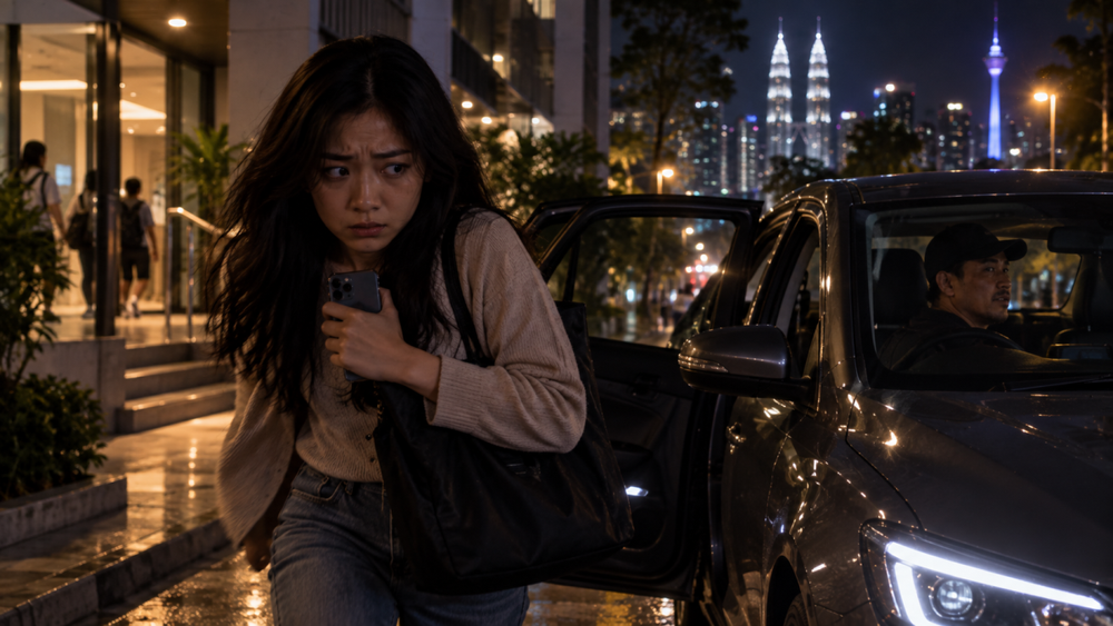 Image from: Pemandu E-Hailing Didakwa Berbual Lucah, Penuntut Trauma Sepanjang Perjalanan