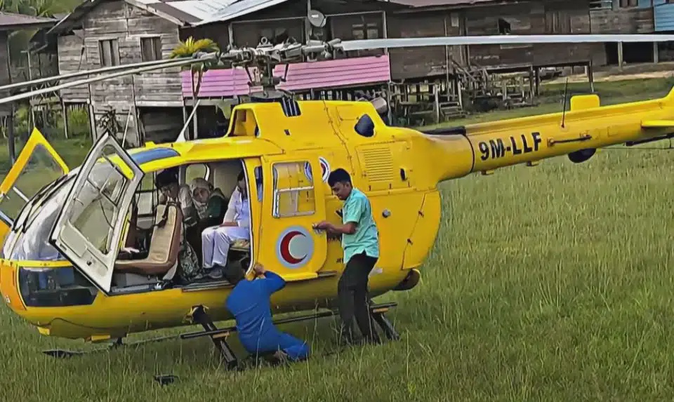 Image from: Jenazah Mangsa Nahas Helikopter FDS Akan Dibawa Pulang Ke Kuching Esok