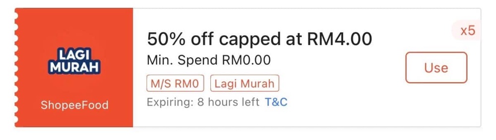 Image from: Bayar Separuh Harga, Kenyang Sampai Malam! 50% OFF Lagi Murah Dekat ShopeeFood