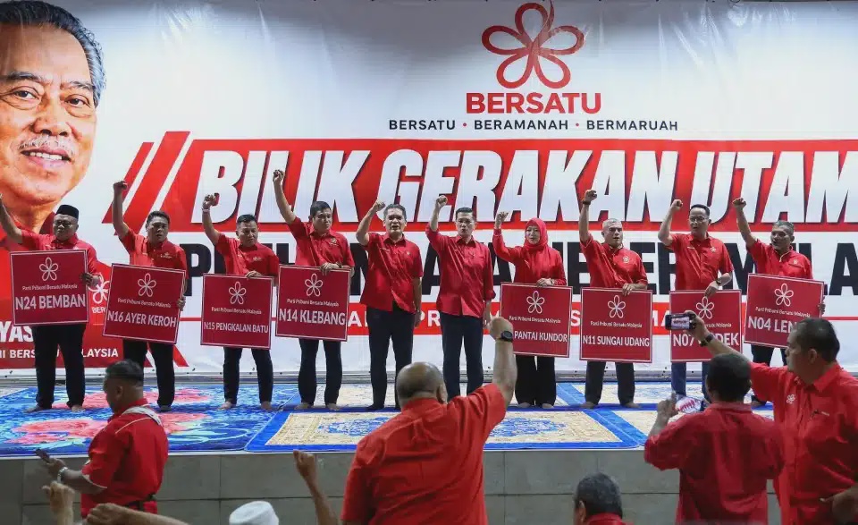 Image from: PRN Melaka: BERSATU Cabar PH Di Empat Kerusi DUN, Azmin Ali Mahu Rakyat Tentukan
