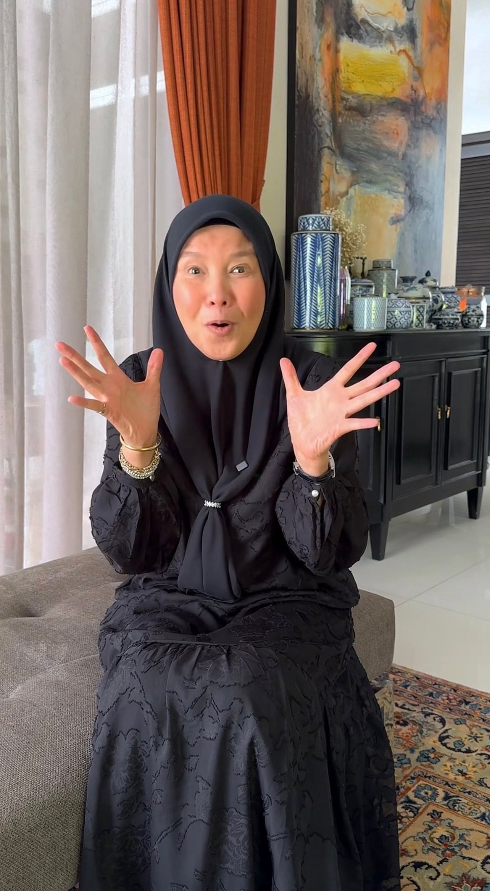 Image from: Sheila Rusly kongsi detik cemas, berjiran dengan perompak – “Kawasan kau rasa paling selamat rupanya…”
