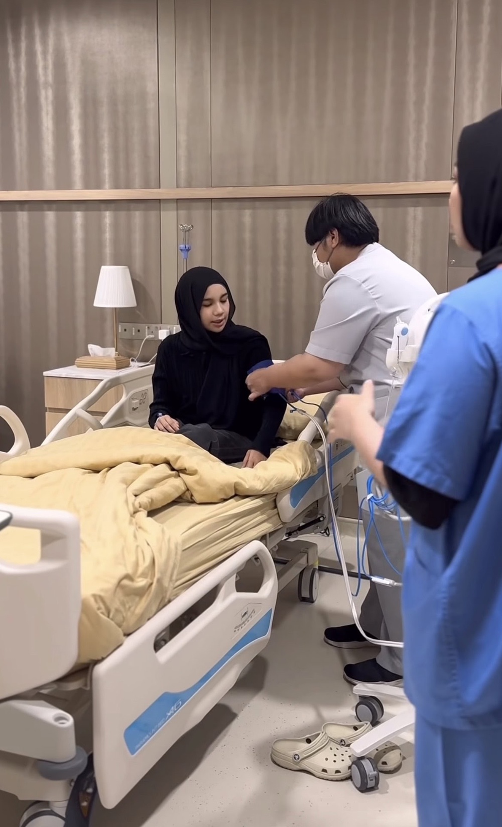 Image from: Mengadu sakit dada, Anak Aliff Syukri dikejarkan ke hospital – “Platelet darah rendah sangat”