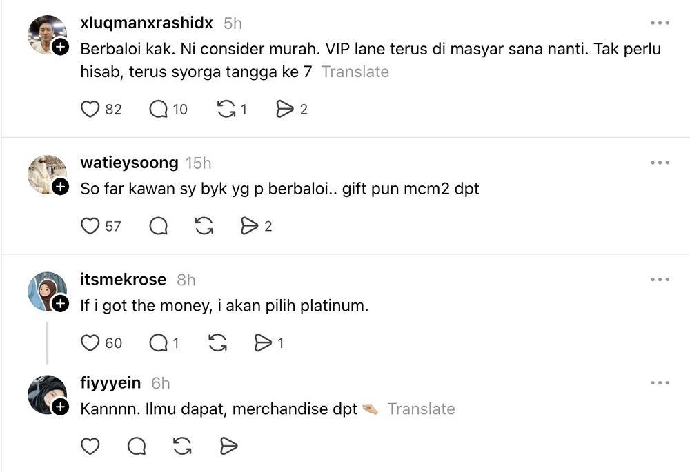 Image from: Harga tiket majlis ilmu Neelofa cecah RM1K, netizen tampil pertahan – “Berbaloi, ini dah kira murah”