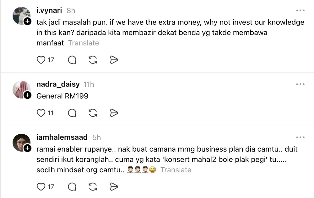 Image from: Harga tiket majlis ilmu Neelofa cecah RM1K, netizen tampil pertahan – “Berbaloi, ini dah kira murah”