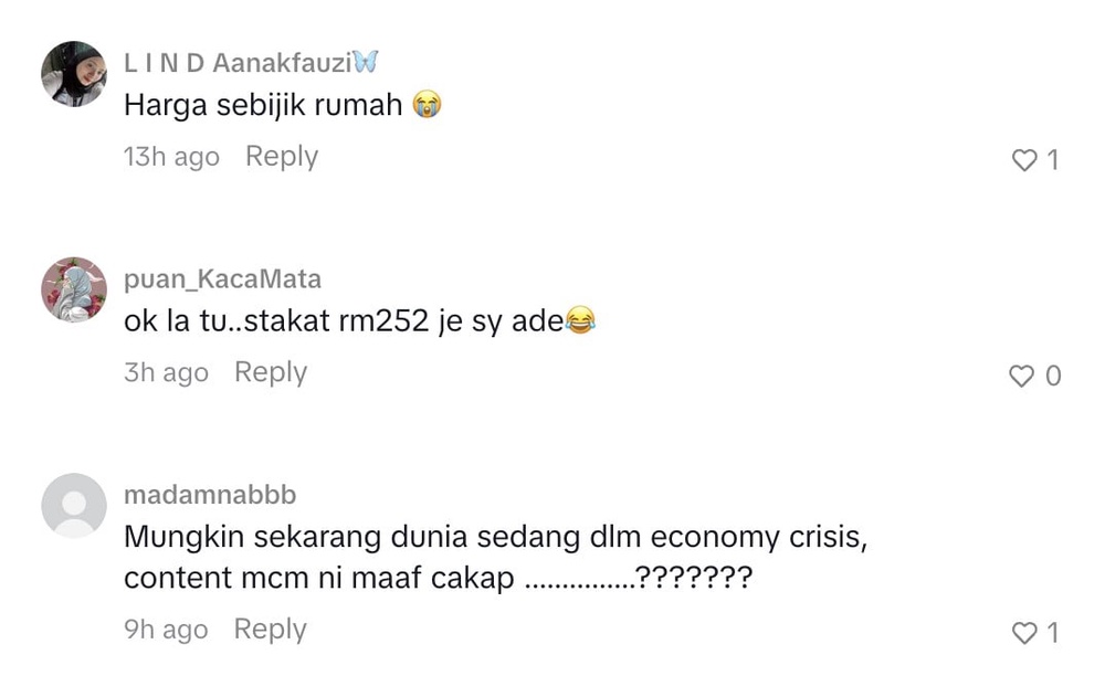 Image from: Netizen terkejut tengok harga, jam tangan Noor Nabila cecah RM250K – “Boleh beli sebiji rumah”